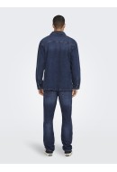 Jacheta Barbati Only&Sons Onssaka 4618 Dark Blue Denim